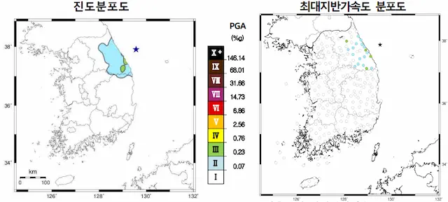 동해시 지진