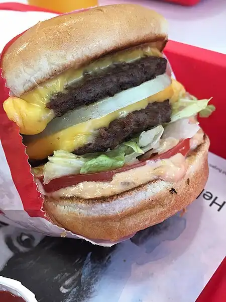 in n out double double 버거