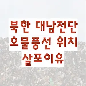 북한 대남전단 오물풍선 위치 살포이유