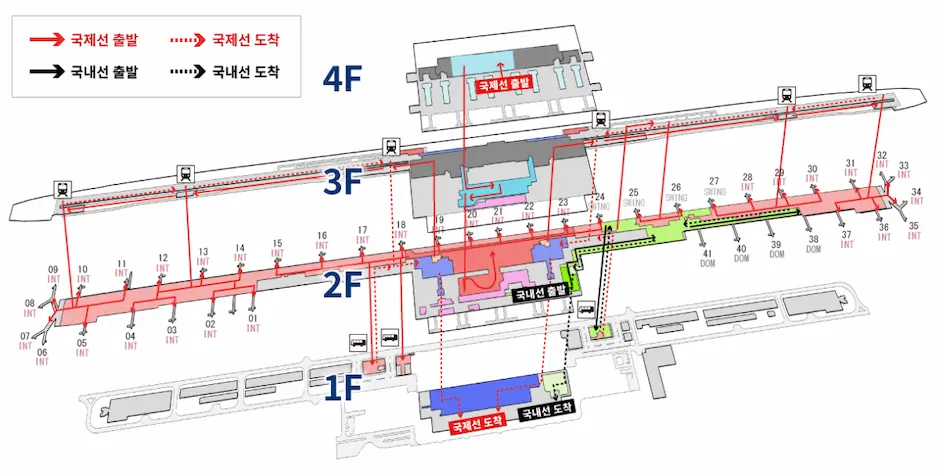 간사이공항 지도