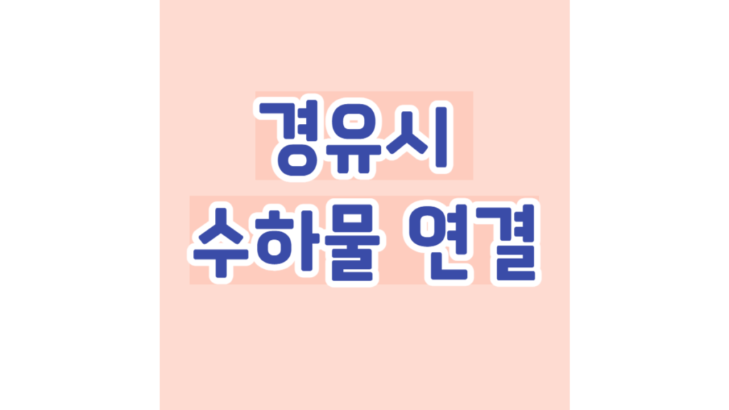 경유시 수하물 연결